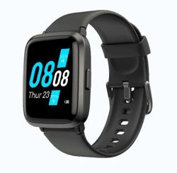KOOGEEK ID205U Smart Watch Black Fitness Tracker