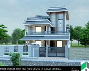 House 3d Designer in Dehradun-Heritage Architects
