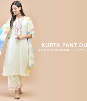 Kurta Pant Dupatta Sets: The Ultimate Blend Of Comfort And Festive Charm
